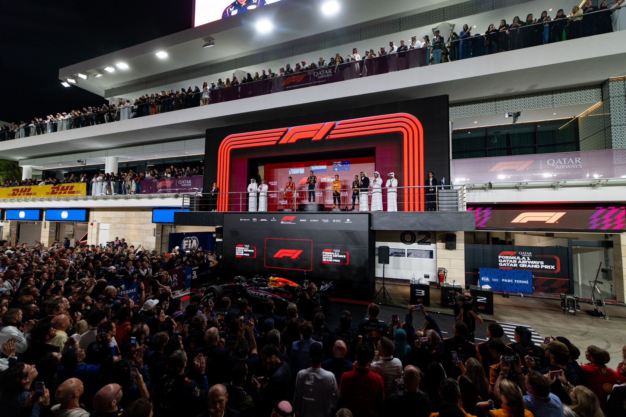 F1® Podium Celebration Access  Inclusion
